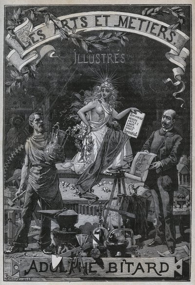 Frontyspis „Les arts et metiers illustres” Adolphe BITARD. autorstwa Unknown artist