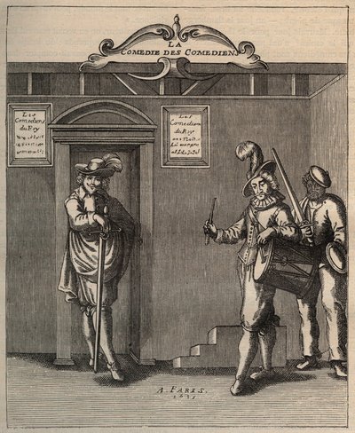 Frontyspicjum „Komedia komików, wiersz nowego wynalazku” Georgesa de Scudery - 1635 autorstwa Unknown artist