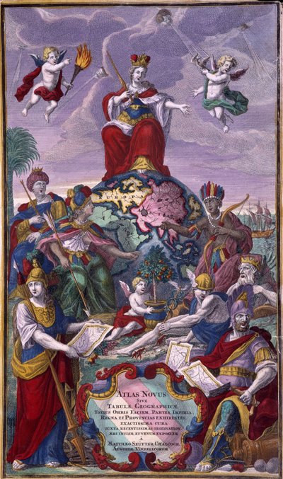 Frontyspis „Atlas Nouveau” Seuttera Georgesa Mattausa autorstwa Unknown artist