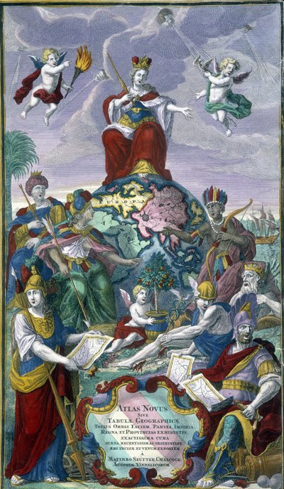 Frontyspis „Atlas Nouveau” Seuttera Georgesa Mattausa autorstwa Unknown artist