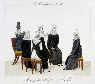 Gra: „” mój mały palec mi powiedział”” - w „” Dobry gatunek”, nr 89, początek XIX wieku autorstwa Unknown artist
