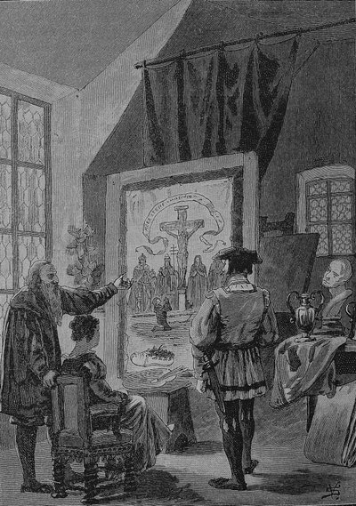 Niemiecka wojna chłopska (1524-1526): Jos Fritz malarz w Heilbronn, Jos Fritz (ur. 1470; zm. 1525) był inicjatorem ruchów Bundschuh w Untergrombach, lennach i nad Górnym Renem autorstwa Unknown artist