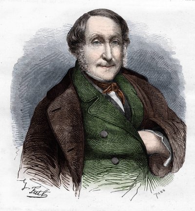 Gioacchino Rossini (1792-1868), włoski kompozytor autorstwa Unknown artist
