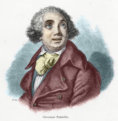 Giovanni Paisiello (lub Nazioniello) (1740-1816), włoski kompozytor. autorstwa Unknown artist