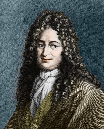 Gottfried Wilhelm von Leibniz (1646-1716), niemiecki filozof autorstwa Unknown artist