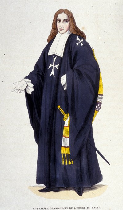 Wielki Rycerz - Krzyż Orderu Maltańskiego XIX w. autorstwa Unknown artist