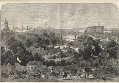 Hamburg - Niemcy - Wystawa Ogrodnicza 1869 - Hamburg - park Międzynarodowej Wystawy Ogrodniczej autorstwa Unknown artist