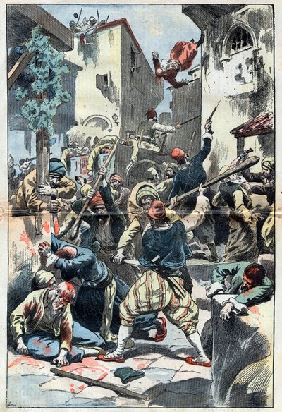 Masakry Hamidów: masakra Ormian w Konstantynopolu autorstwa Unknown artist