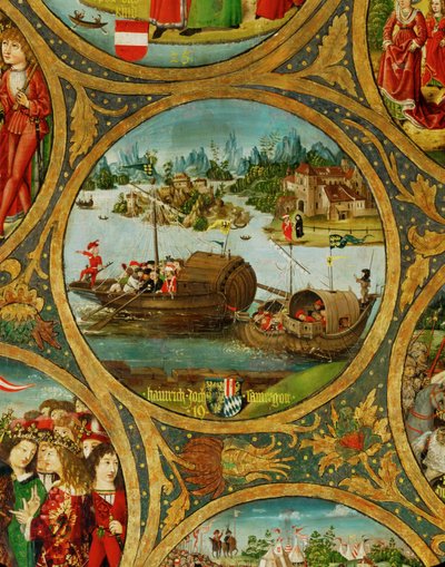 Heinrich II "Jasomirgott", książę Austrii, w drodze na krucjatę autorstwa Unknown Artist