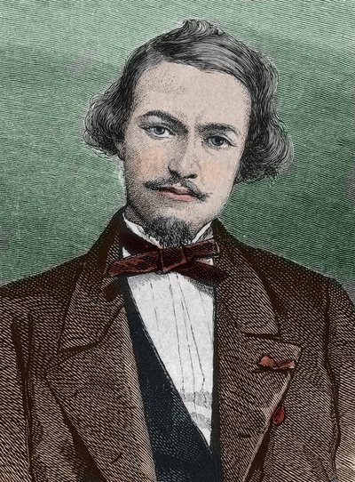 Henri Duveyrier (1840-1892), francuski odkrywca - portret orientalisty Henri Duveyriera, francuskiego podróżnika i geografa autorstwa Unknown artist