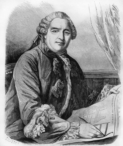 Henri Louis Duhamel du Monceau (1700-1782), francuski fizjolog i agronom. autorstwa Unknown artist