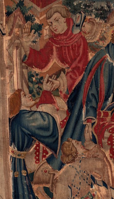 Historia św. Piata i św. Eleuthere, scena 8, centrum detali autorstwa Unknown artist