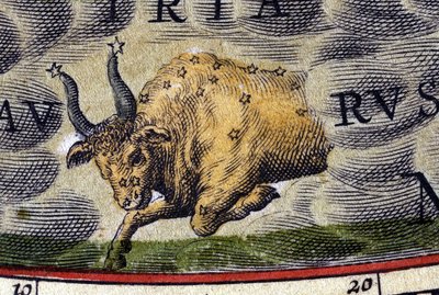 Horoskop: znak zodiaku Byk. autorstwa Unknown artist