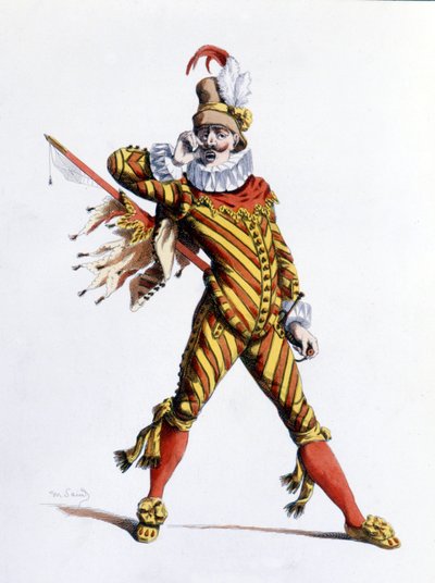 Kapitan Spavento (kapitan Fracasse) autorstwa Unknown artist