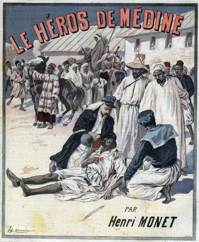 Ilustracja do „Bohaterów medycyny” Henri Moneta w „Le journal des voyages”” z 1898 r autorstwa Unknown artist