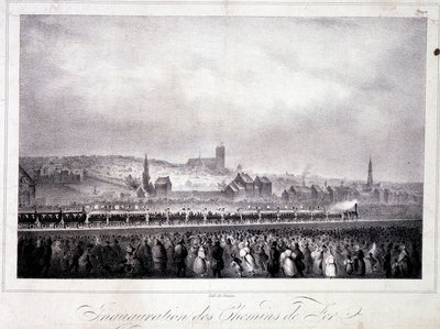 Inauguracja Kolei Belgijskich w Brukseli, 5 maja autorstwa Unknown artist