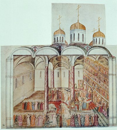 Indukcja Michała III, cara Rosji (Mikhael Romanov autorstwa Unknown artist