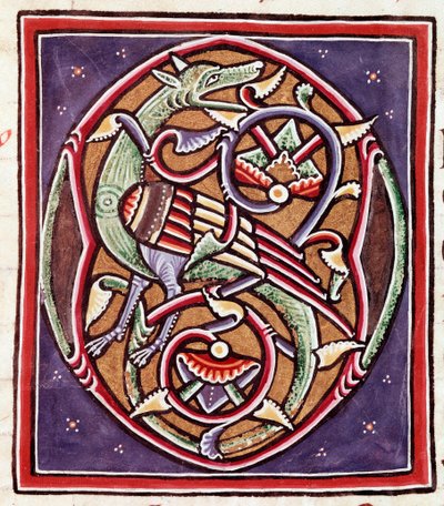 Pierwszy list z wyimaginowanym stworzeniem (miniaturowy) autorstwa Unknown artist