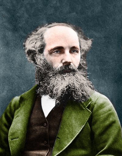 JAMESA CLERKA MAXWELLA (1831-1879). Szkocki fizyk. około 1875 roku. autorstwa Unknown artist