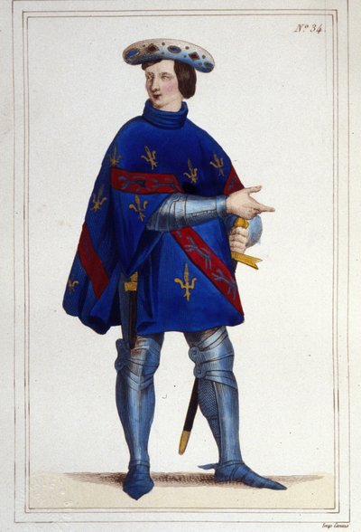 Jacques de Bourbon, hrabia La Marche, konstabl Francji w 1354 (? -1361). autorstwa Unknown artist