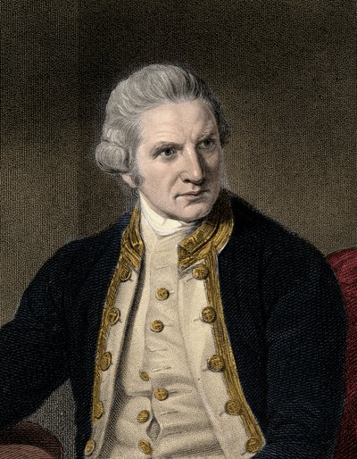 James Cook 1728-1779 - rycina - XIX wiek autorstwa Unknown artist