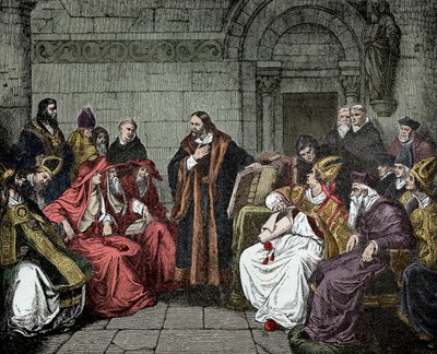 Jan Hus (lub Jean Huss autorstwa Unknown artist