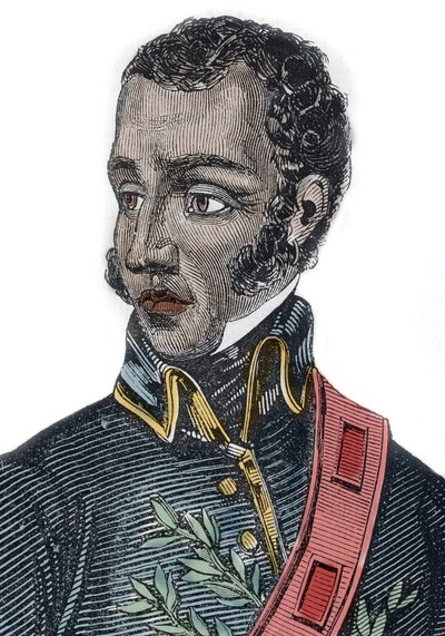 Jean-Pierre Boyer, prezydent Haiti od 1818 do 1843 - Jean Pierre Boyer (1776-1850) polityk haitański - autorstwa Unknown artist