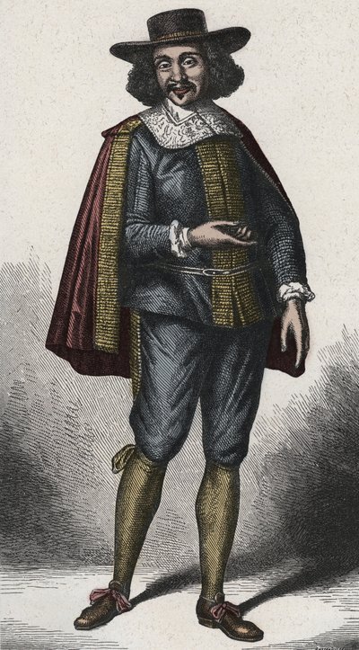 Jean Baptiste Poquelin Moliere 1622-1673 - (Jean-Baptiste Poquelin autorstwa Unknown artist