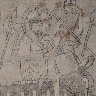Jezus wstaje z grobu (fresk) autorstwa Unknown Artist