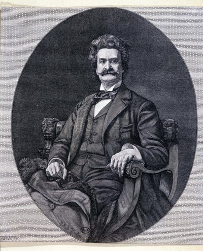 Johann II Strauss Jr. (1825-1899), muzyk austriacki. autorstwa Unknown artist