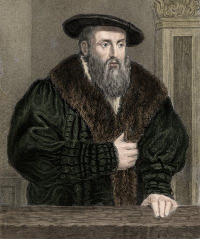 Johannes Kepler (Keppler) 1571-1630 - rycina - XIX wiek autorstwa Unknown artist