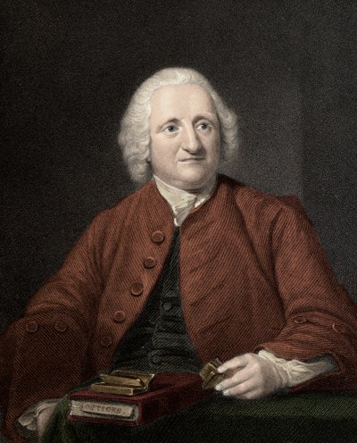 John Dollond 1706 - 1761 - rycina - XIX wiek autorstwa Unknown artist