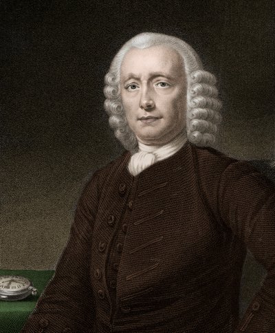John Harrison 1693-1776 - rycina - XIX wiek autorstwa Unknown artist