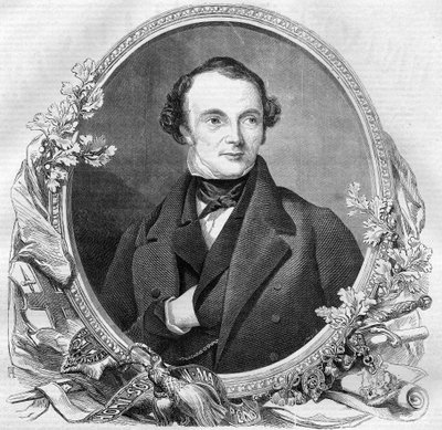 John Russell (1792-1878), brytyjski grawerowanie polityk z 1860 roku. autorstwa Unknown artist