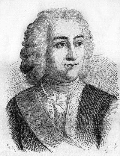 Joseph François Dupleix (1697-1763), francuski administrator kolonialny autorstwa Unknown artist