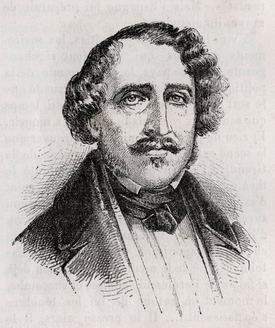Juan Alvarez Mendizabal (1790-1853). Hiszpański ekonomista i polityk. autorstwa Unknown artist