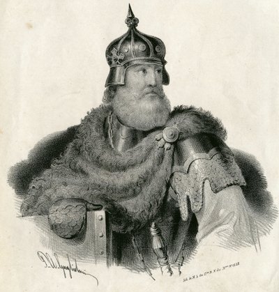 Kestutis - Wielki Książę Litewski i Książę Trocki 1297-1382 autorstwa Unknown artist