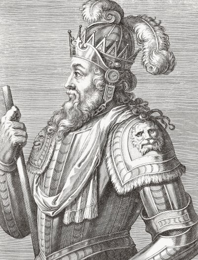 Król Portugalii Afonso V. Portret. autorstwa Unknown artist