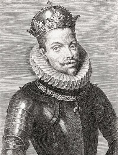 Król Hiszpanii Filip III i jako Filip II król Portugalii. Portret. autorstwa Unknown artist