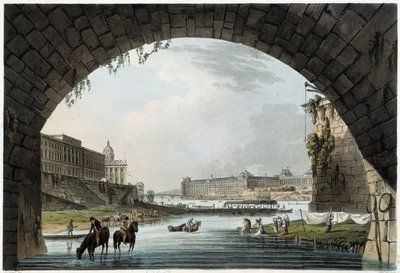 La Monnaie, 4 Narody w Paryżu widziane przez J.C.Matsa, Wyd. W.Miller w Londynie-1806 autorstwa Unknown artist