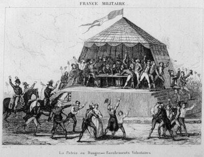 La patrie en danger - Zaciągi dobrowolne. autorstwa Unknown artist