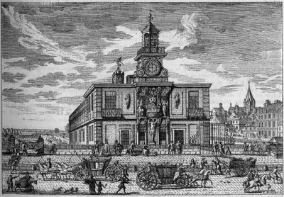La Samaritaine, pompa wody na moście Nowy rycina z XVII wieku. Grawerowanie w „” Naturze. Czasopismo nauki i jego zastosowania w sztuce i przemyśle. autorstwa Unknown artist