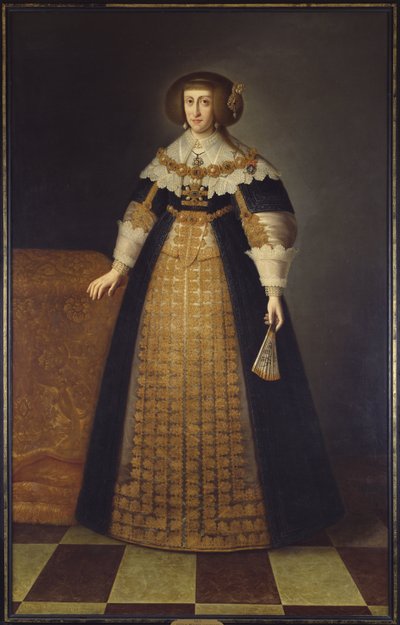 Arcyksiężna Cecile Renee z Austrii - Portret arcyksiężnej Cecylii Renaty z Austrii autorstwa Unknown artist