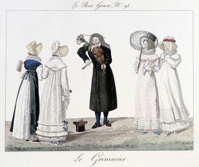 Le grimacier: muzyk uliczny w XVIII wieku - w „”Le bon gatunek”” n¡95 autorstwa Unknown artist