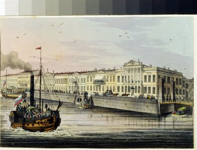 Nabrzeże Anglików w Sankt Petersburgu (Album Marie Taglioni autorstwa Unknown artist