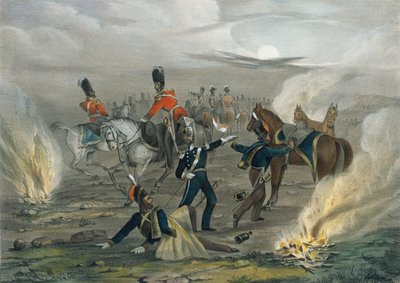 „Życie w obozie przed Sewastopolu. Nr 4 Budzik o północy?, 1854 ok autorstwa Unknown