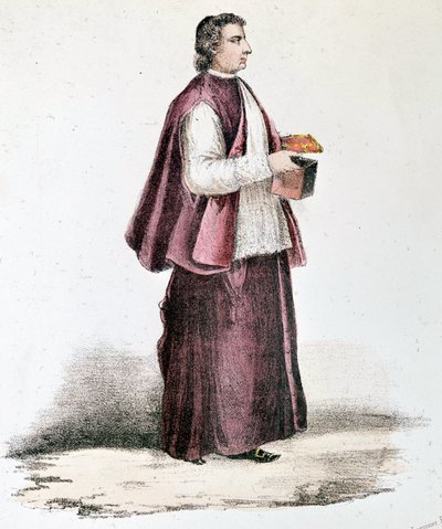 Mały prałat płaszcz autorstwa Unknown artist