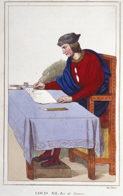 Ludwik XII (1462-1515), król Francji grawerowanie 1830 autorstwa Unknown artist