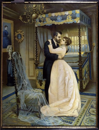 Małżeństwo, koniec XIX wieku. autorstwa Unknown artist