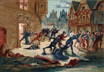 Masakra św Barthelemy, 24 sierpnia 1572. autorstwa Unknown artist